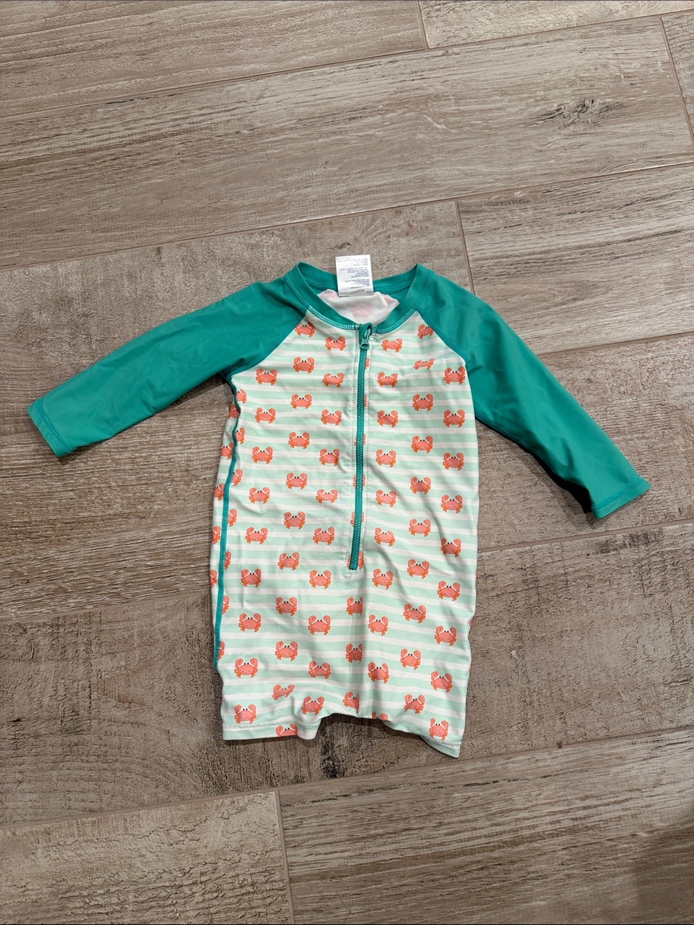 Rugged butts long sleeve bathing suit 2T